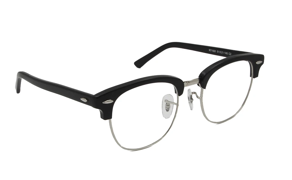 SORBERN Классические Прозрачные очки для близорукости овальные оправы для очков Модные женские мужские металлические очки с полуободками