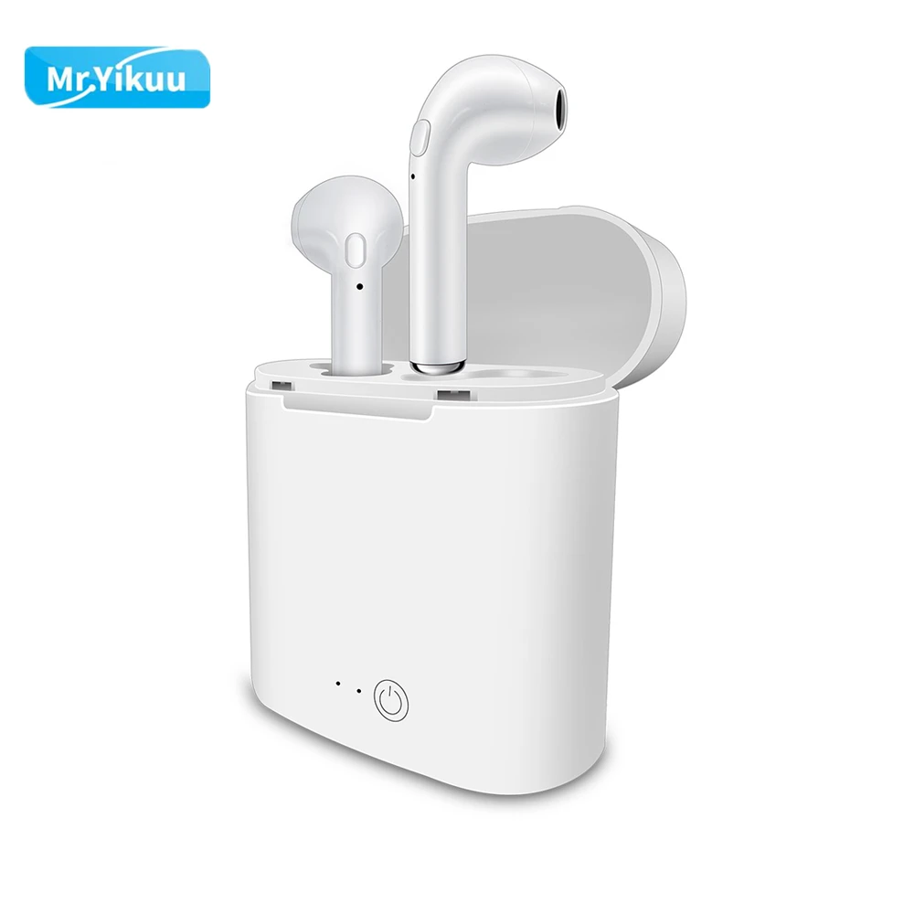 

i7s Tws Earphones Wireless Headphone Sports Music Earphone 24 Hours Play Time Mic Call With Charging Box For Xiaomi Huawei