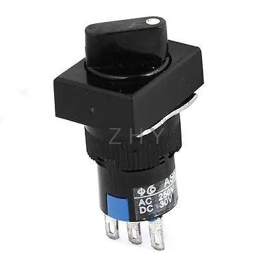 AC 250V 3A DC 30V 5A 2 положения DPST замок выключатель кулачкового типа