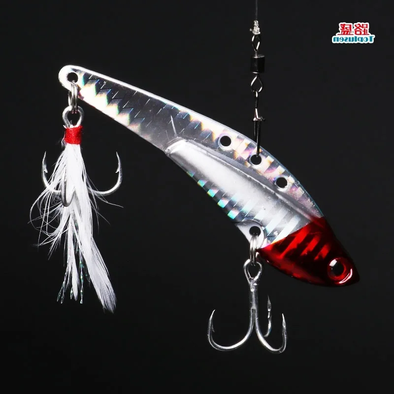  Metal VIB Lure Long Shot Universal All-Swimming Layer Feather Hook Topmouth Culter Siniperca Chuats