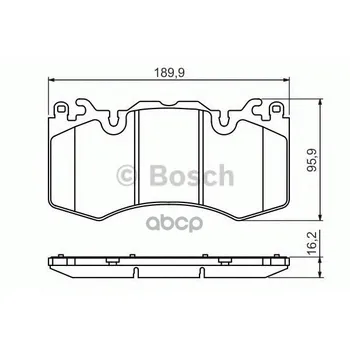 

Brake pads disc front Bosch art. 0986494440