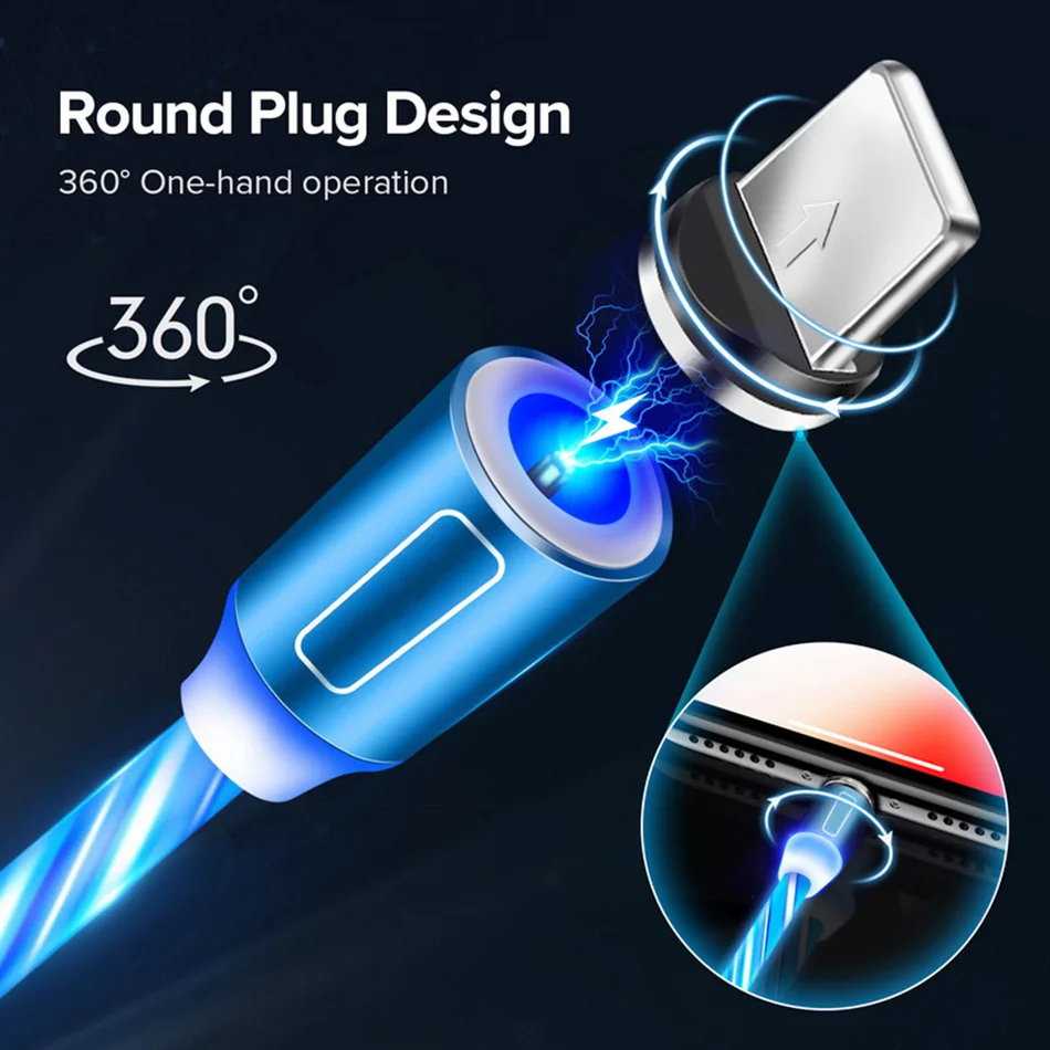 3Magnetic-charging-Mobile-Phone-Cable-Flow-Luminous-Lighting-cord-charger-Wire-for-Samaung-LED-Micro-USB