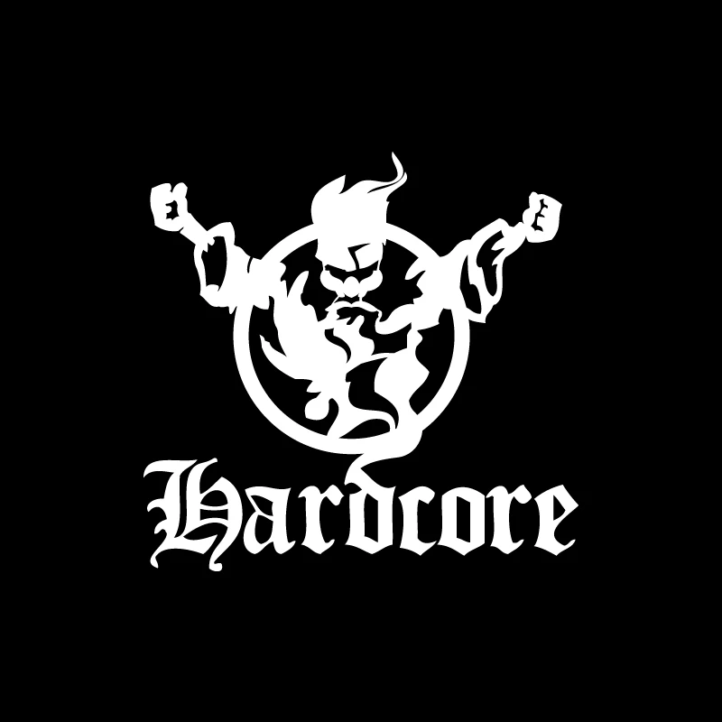 Автомобильные наклейки и наклейки 3D Thunderdome Techno и Gabber забавные виниловые наклейки на машину 3d Автомобильные наклейки черный/белый Размер 17 см* 16,3 см - Название цвета: CB258a2