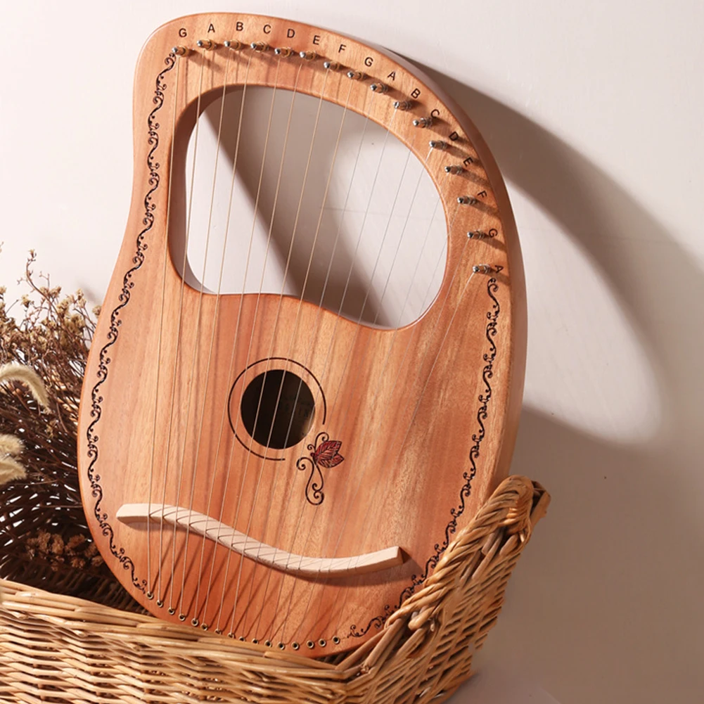 Мини Lier арфа подарок для путешествий профессиональный звук развлечения Портативный Практика дети 10 16 струнный музыкальный инструмент твердой древесины - Цвет: 5