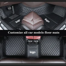 Individuelles LOGO Auto Boden Matte für Bmw E39 E60 5 Serie F11 G30 G31 E61 F07 F10 F18 G38 5 touring Auto Zubehör Innen Details