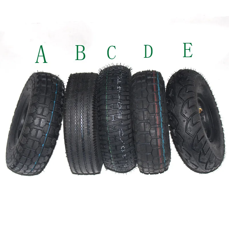 5 типов шин 4,10/3,50-4 внутренняя трубка и внешняя шина подходят для электрического трицикла, тележки, электрического скутера, складского автомобиля