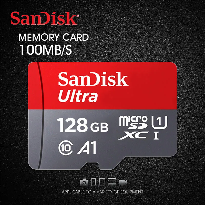 Карта памяти SanDisk 64G 128G 16G SDHC EVO plus MicroSD Micro SD C10 4K TF Транс флэш 32 Гб класс 10 телефонные карты для go pro
