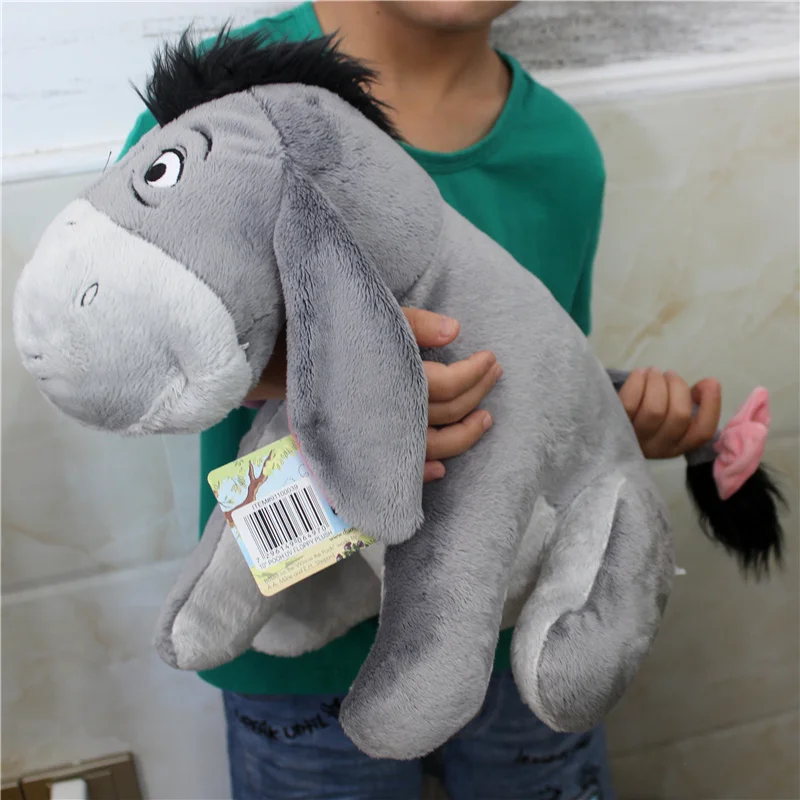 1 шт. 36 см 14 '' серый Eeyore Ослик материал животных милые мягкие плюшевые игрушки куклы день рождения Детская Подарочная коллекция