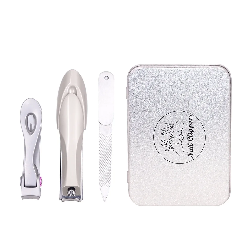 

Toe Nail Clippers Professional Big Size Anti-Splash Nail Clipper Cutter for Thick Toenail Fingernail, Nail Art Tool Manicure Set