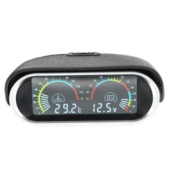 

Plastic Truck Car Motorcycle High Accuracy LCD Voltmeter Universal Electronic Temp Sensor Water Temperature Gauge Horizontal