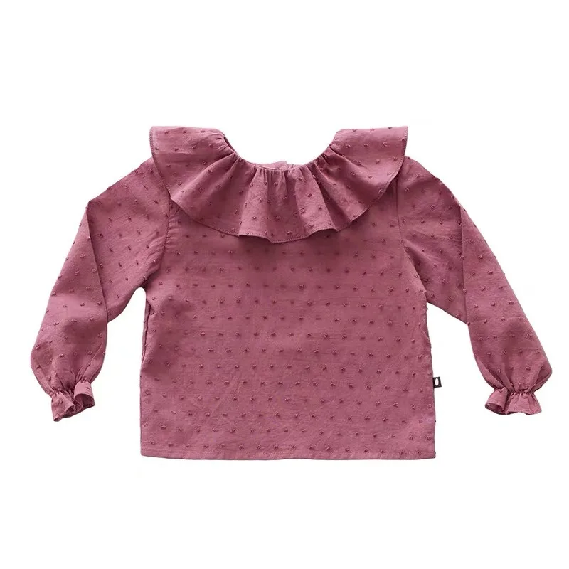 Blouse Зимний вязаный кардиган для маленьких девочек; юбка; блузка; детское модное дизайнерское пальто; теплые плотные свитера; одежда с изображением яиц для малышей - Цвет: Blouse