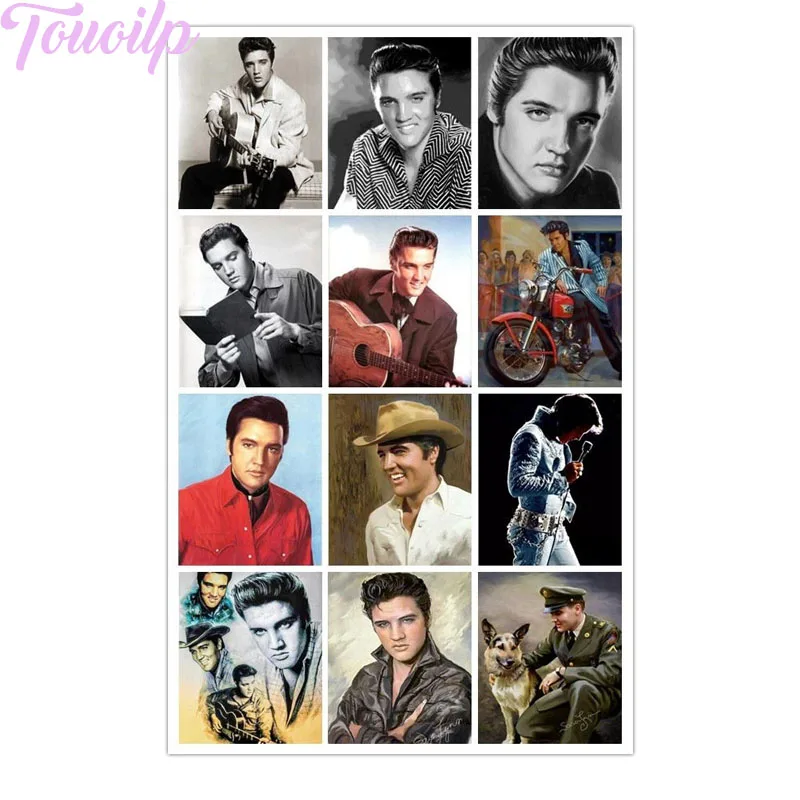Набор для вышивки крестиком 5D сделай сам Elvis Presley аксессуары круглые/квадратные
