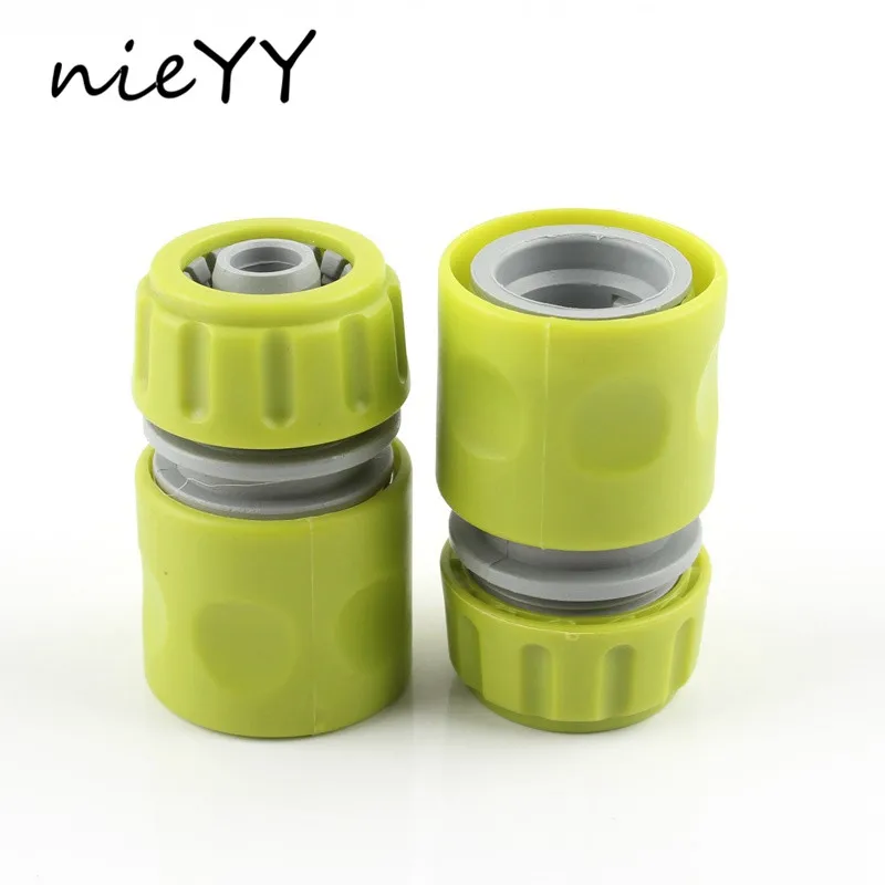 

2pcs 1/2" Garden Tap Water Hose Pipe Connector Irrigation Quick Connector Adapter Fitting Garden Joints Hose Fittings Nieyy