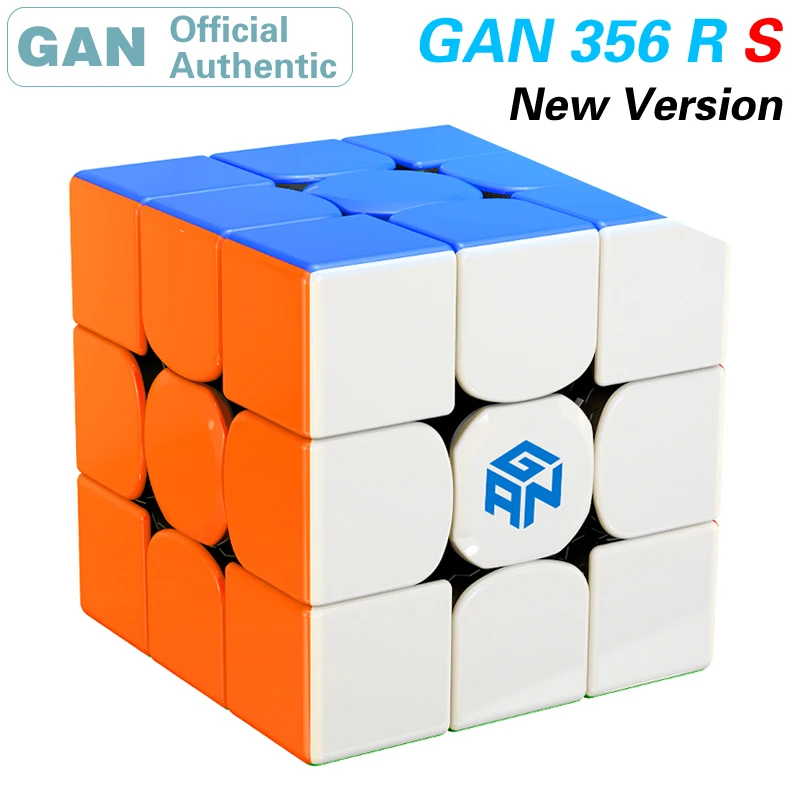 New GAN 356 RS 3x3x3 Magic Stickerless Updated Speed Puzzle Cube Educational Toy