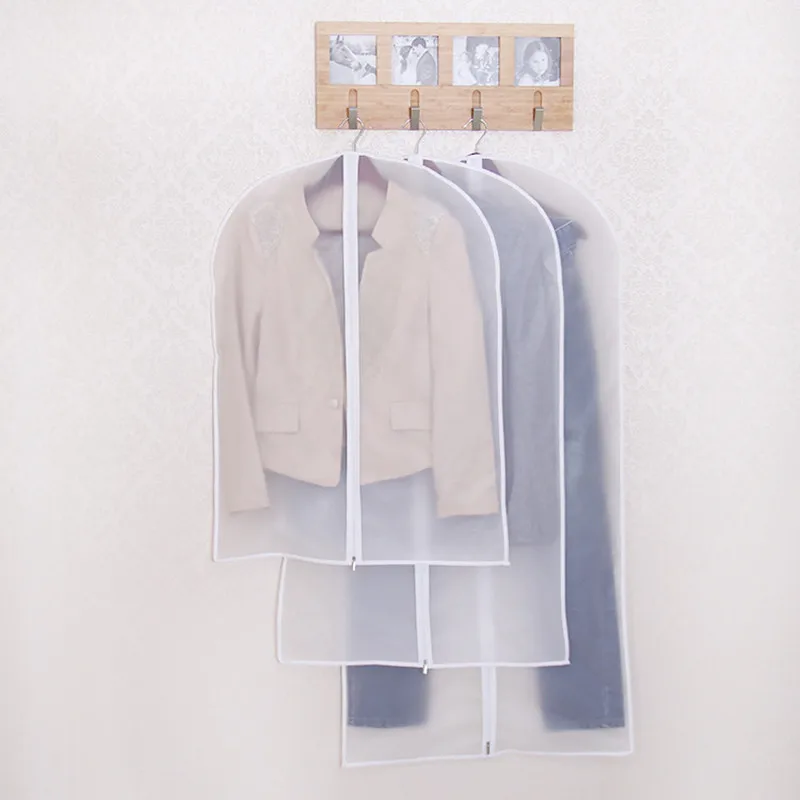 Цельнокроеное платье Прозрачный хранение одежды крышка пиджак Пылезащитный чехол сумка для хранения, для дома пространство Сохранить Организатор гардероб вешалка