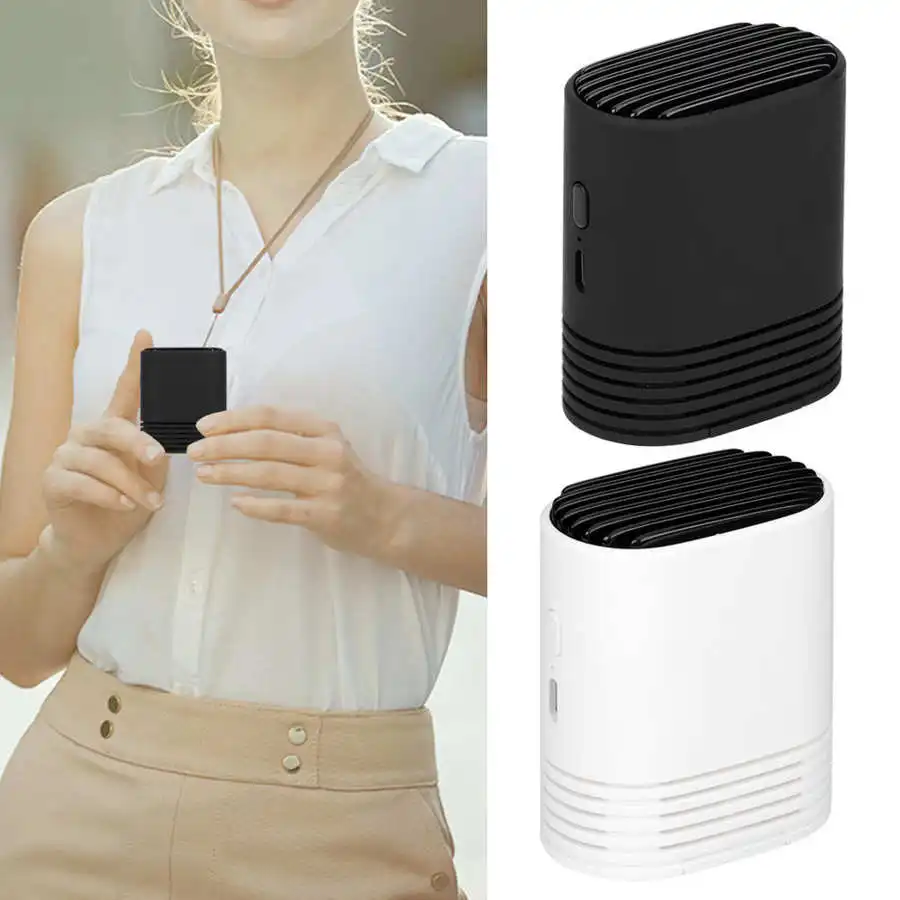 

Portable Neck Hanging Air Purifier USB Rechargeable Negative Ion Air Purifieration Formaldehyde PM2.5 Removal Air Cleaner Home