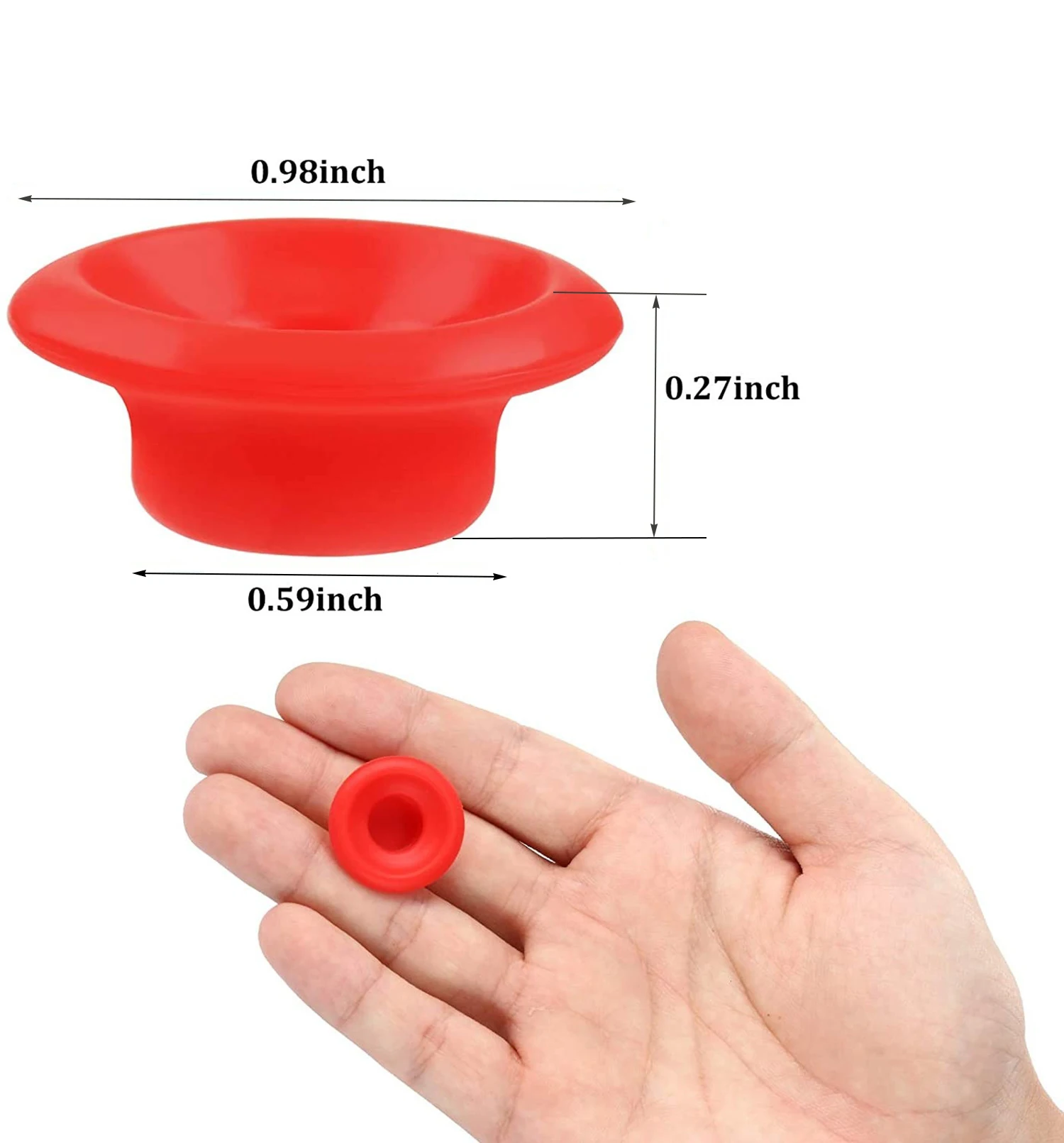 Joints d'étanchéité en caoutchouc Silicone, 25 pièces, rondelle