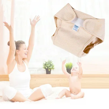 

Baby Cotton Training Pants Panties Baby Diapers Reusable Cloth Diaper Nappies Washable Infants Children Underwear Nappy Changing
