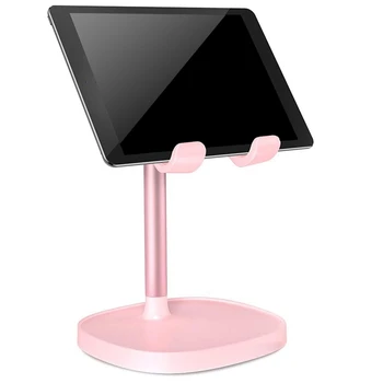 

Desktop Bracket Tablet Learning Machine Bracket Lazy Bracket Desktop Metal Desktop Mobile Phone Bracket Pink