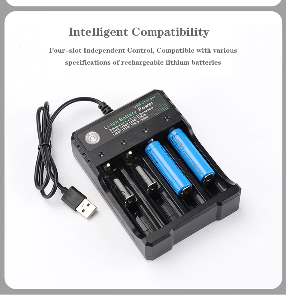 Pile rechargeable au lithium-ion 3V/3 volts MAXIMUM 18650, port USB pour  charge directe, paq. 1