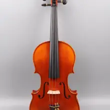 Мастер 4/4 скрипка ручной работы Страдивари Модель пламя Кленовая ель#3109