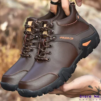 

2020 Men Military Boots Genuine Leather High Top Casual Desert Flat Shoes Men Special Police Ankles Battle Room Winter Boots