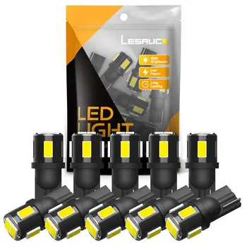 

10x T10 W5W Car LED Auto Interior Dome Reading Light Wedge Side Parking Lamp For infiniti qx56 qx70 q50 qx4 5W5 5630 6SMD