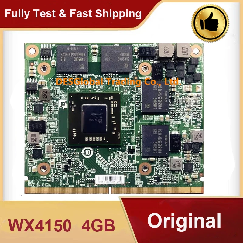 80% OFF  WX4150 WX 4150 VGA Video Graphic Card 4GB 216-0896288 CN-0V30XX 0V30XX For Laptop DELL M7510 M7520 