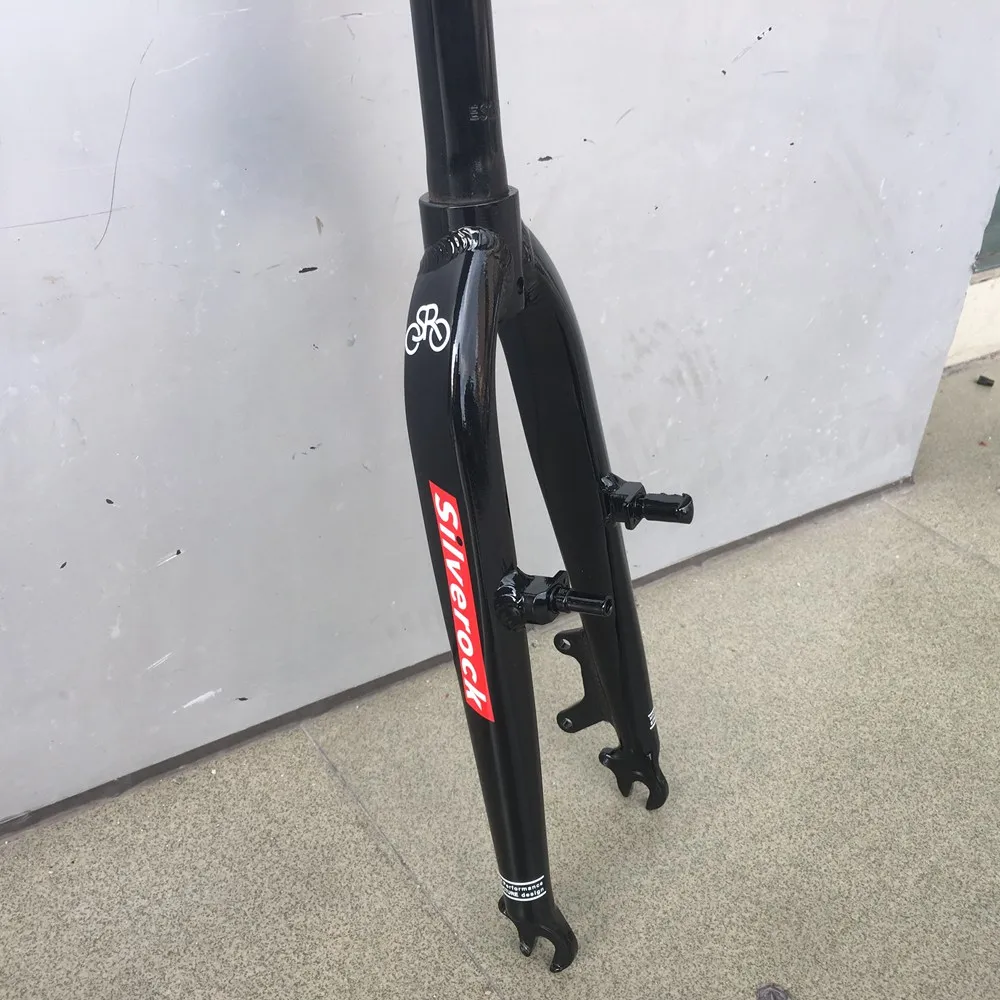 Велосипедная вилка 2" 451 406 из алюминиевого сплава BMX Kids Minivelo, дисковые тормоза, v-образные тормоза, жесткие прямые вилки 28,6 мм 1 1/8"