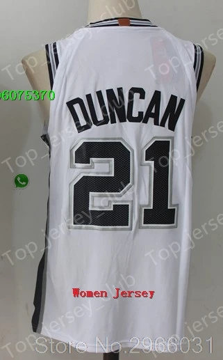 San Antonio A+++ качественная женская одежда для взрослых#10 DeMar DeRozan 2 Kawhi Leonard 20 Ginobili 16 Pau Gasol 21 Tim Duncan 9 Parker Jersey - Цвет: for Women