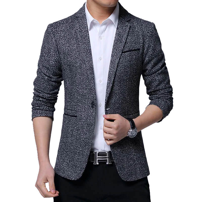 

Spring and Autumn Mens suit Blazer coat large size 5xl Men suit jacket Long Sleeve Slim design jackets and coats
