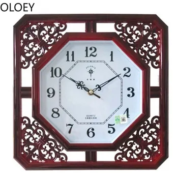 

Large Wood Vintage Wall Clock 3d Silent Living Room Bedroom Home Decor Wall Watch Mechanism Replacement Quartz Wood Clocks