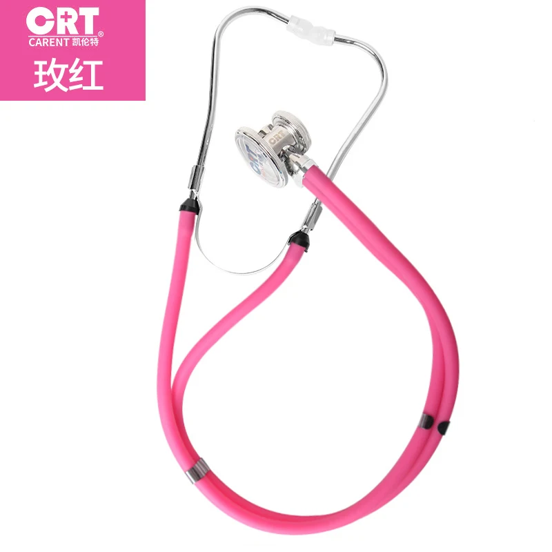 Новое поступление CRT868 двойного назначения стетоскоп фетальный сердечный ритм профессиональный стетоскоп для медицинского оборудования - Цвет: rose red