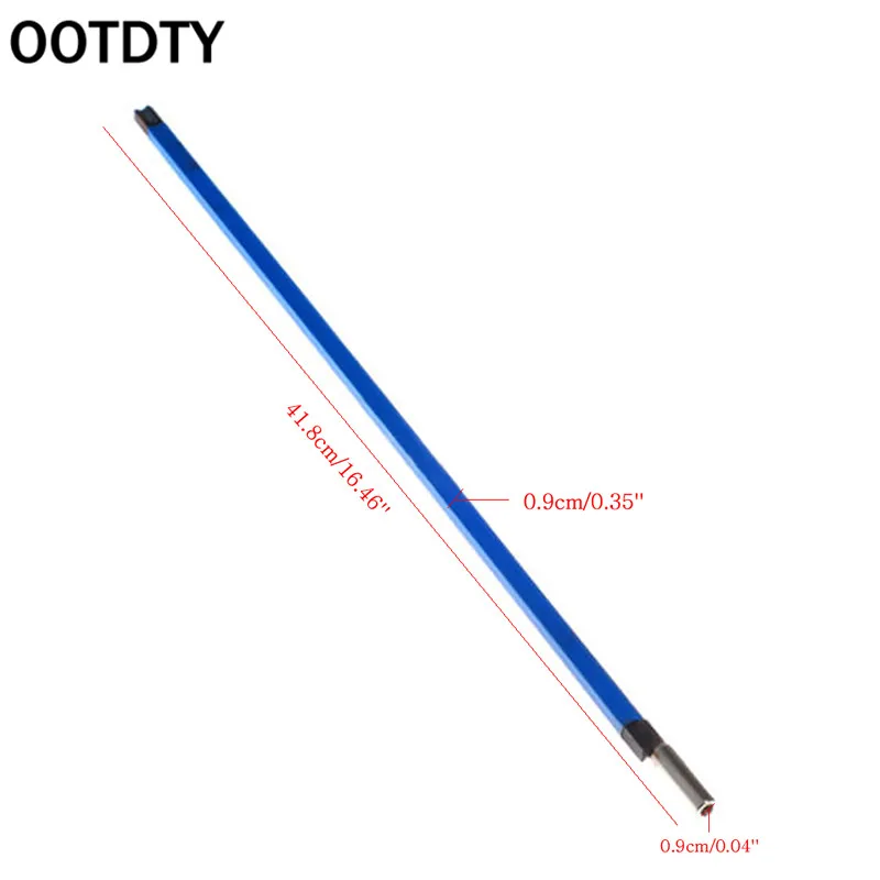 OOTDTY 6Pcs Adjustment Steel Double Truss Rod 418mm For Electric Guitar Luthier Two Way