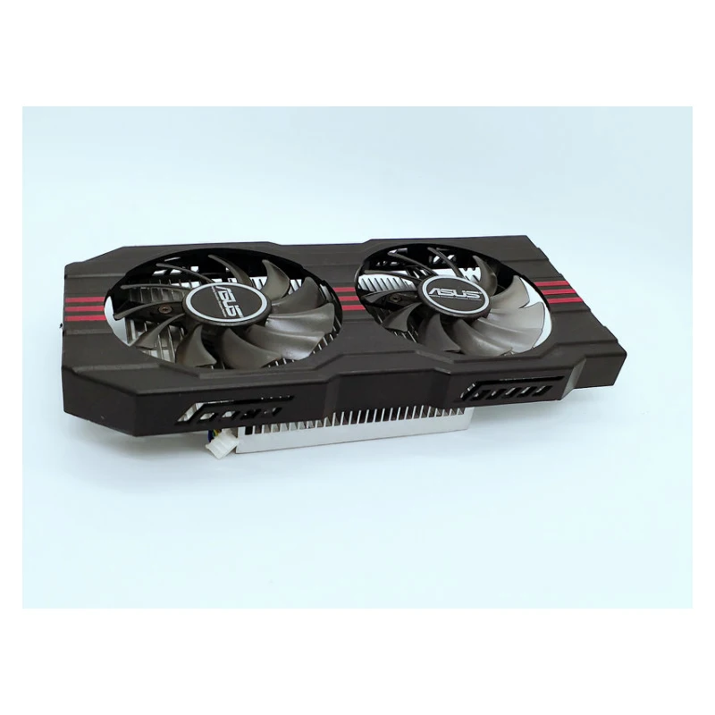 4pin для ASUS GTX750Ti GTX650 630 550 двойной вентилятор Радиатор интеграция DIY вентилятор для видеокарты