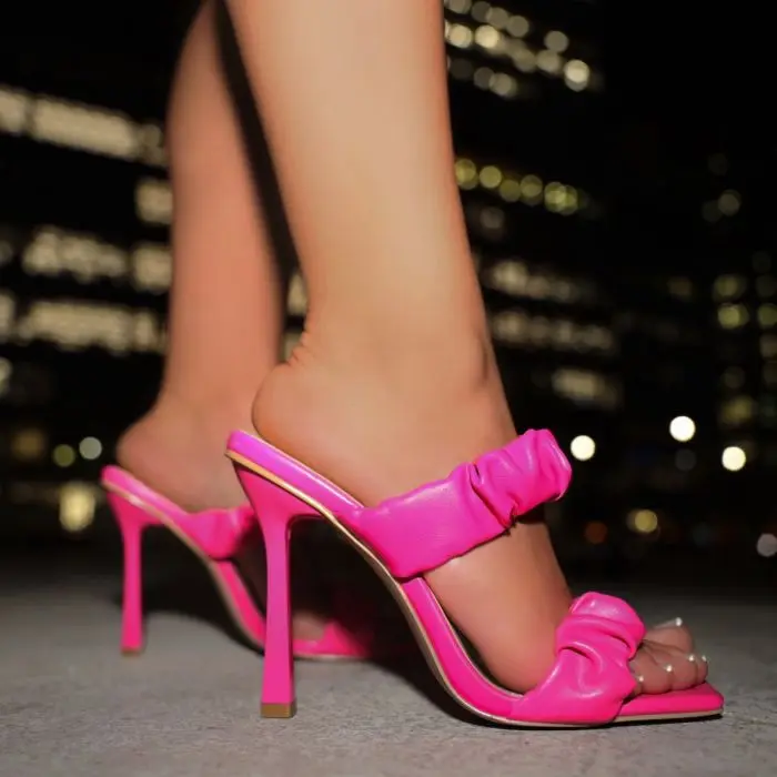 wrinkle Retro style Sandals Fashion 
