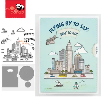 

city Metal Cutting Dies and Stamps SScrapbooking Craft Dies Stencil Album Embossing Card Making Die Cut Dies New 2020