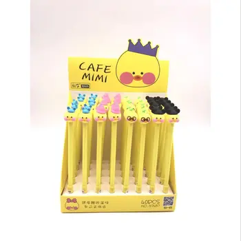 

40 Pcs Per Set Cute Gel Pen Kawai Gel Ink Pens Kawai Style Neutral Student Writing Gel Pen Wholesale