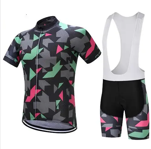Jersey and Pants Цикл комплекты одежды Мужская дышащая 9D гелевый коврик шоссейный велосипед платье комплект короткий рукав нагрудник велосипедный комплект одежды летние Велосипеды Джерси Одежда MTB - Цвет: Jersey and Pants