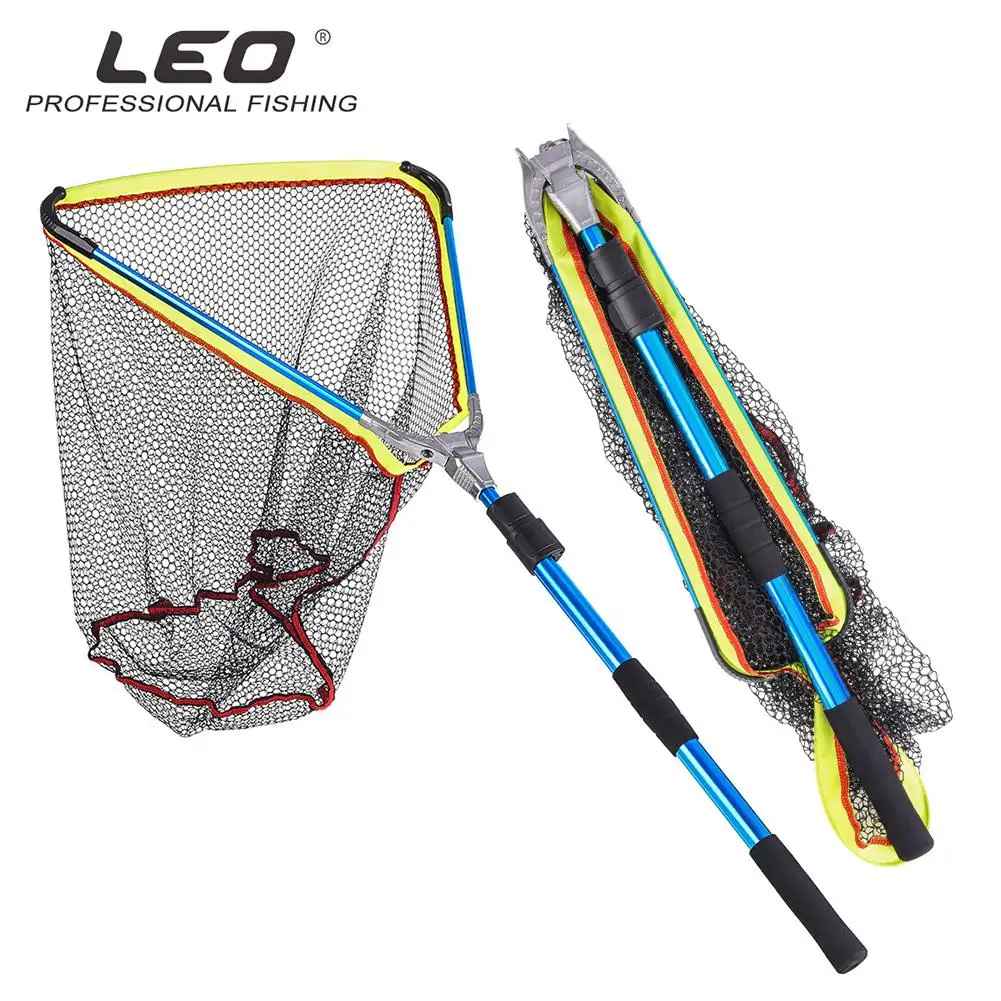

New 200cm / 79 Inch Telescopic Aluminum Fishing Landing Net Fish Net with Extending Telescoping Pole Handle