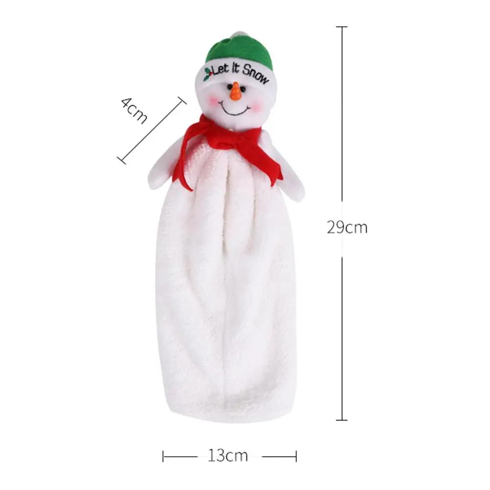 Essuie-Mains Serviettes de No/ël absorbantes en Bonhomme de Neige No/ël de 15 x 30 Pouces pour la Maison et /à lext/érieur