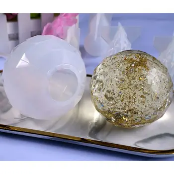 

Epoxy Decorative Resin Mold Transparent Crystal Ball Casting Silicone DIY Mould A2UA