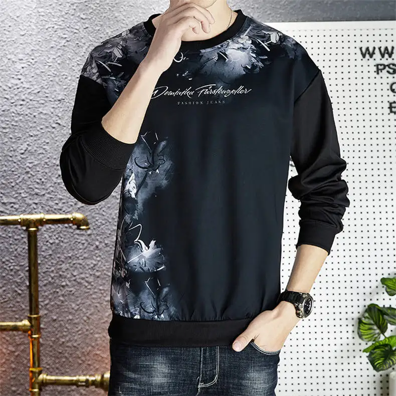 2020 New Sweatshirt Men Hoodie Crewneck Sweatshirts Spring Hoody Ugly Printed Streetwear Male Japan Korean Style Plus SIze 4XL 06