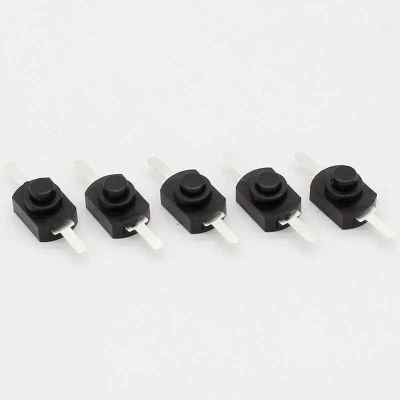 Free shipping 10pcs DC 30V 1A Black On Off Mini Push Button Switch for Electric Torch | Обустройство дома