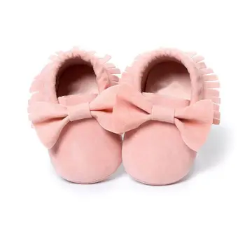 

Baby Girls Shoes First Walkers Newborn Baby Moccasins Soft Boy Girl Fringe Soft Soled Non-slip Footwear Shoes