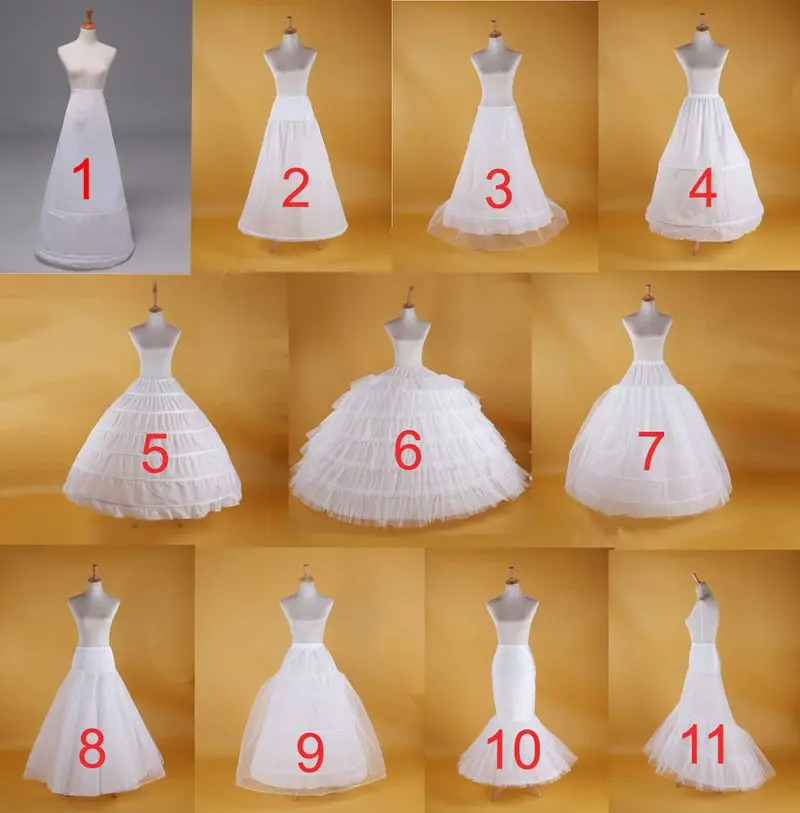 2021 new hot sell gags 2023 New Hot Sell Bridal Wedding Petticoat Hoop Crinoline Prom Underskirt Fancy Skirt Slip