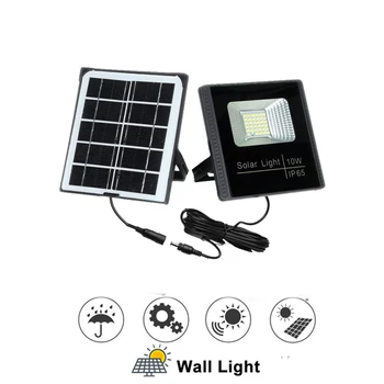 

Solar smart on at night Lamps 120/100Outdoor Lamp Street Lights Luminaria Solar Light Solar Garden Decoration seperable panel in