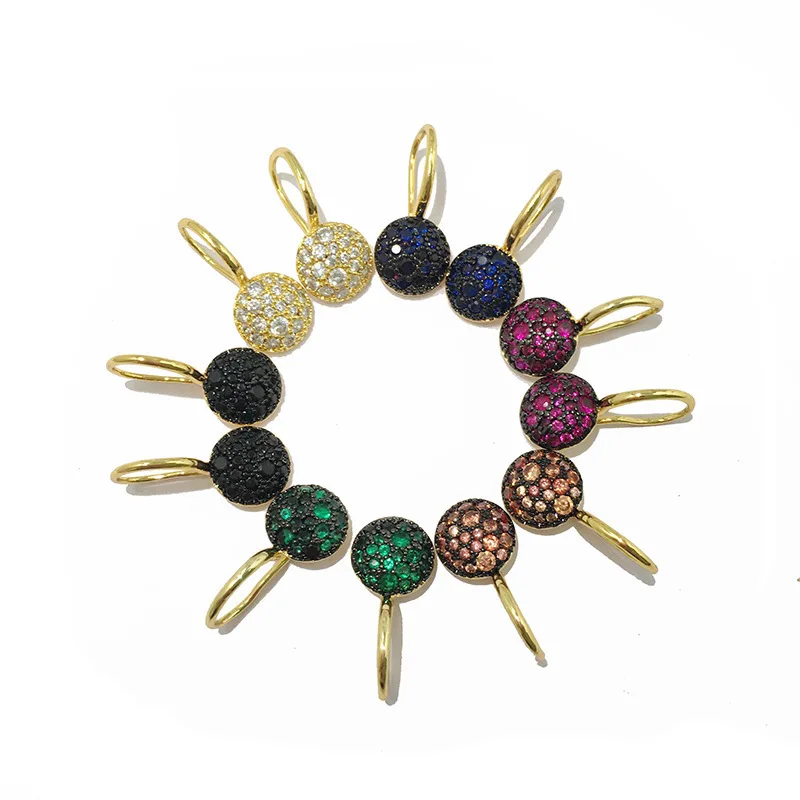

Veryins Colorful Stone Bunch Cubic Zironia Fashion Drop Earrings for Women Cocktail Party Gift