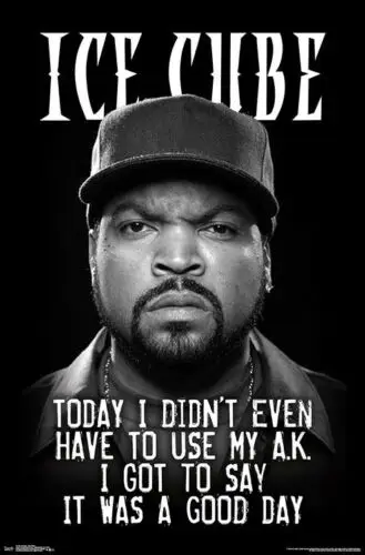 ICE CUBE - GOOD DAYI художественный Шелковый плакат декоративной живописи 24x36inch | Дом и