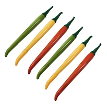 2 шт гелевая ручка Чили 0,38 мм гелевая ручка Креативные свежие овощи Паприка форма своеобразный подарок ручка канцелярские принадлежности для студентов офисные